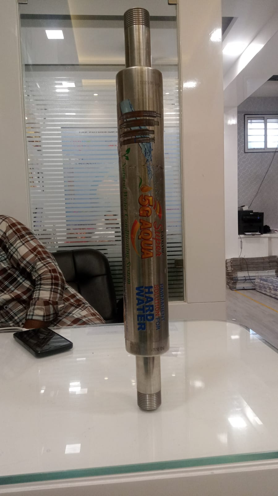 Water softener for hard water